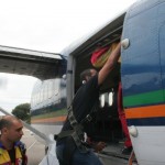 Subiendo al avión
